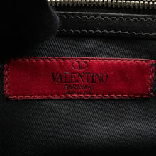 Load image into Gallery viewer, Valentino Garavani Rock Studded 2WAY Tote Bag Black Leather
