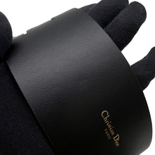 Load image into Gallery viewer, Dior Belt Size 70 Black/Yellow Leather
