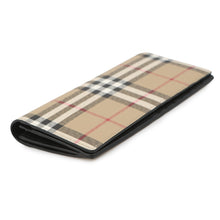 Load image into Gallery viewer, BURBERRY Check Pattern Long Wallet Brown/Multicolor PVC
