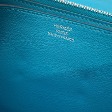Load image into Gallery viewer, HERMES Mini Convoyeur Turquoise Swift Leather

