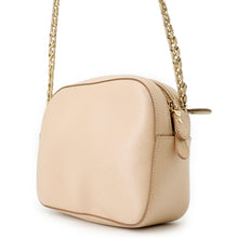 Load image into Gallery viewer, Ferragamo Vara Ribbon Shoulder Bag Beige Leather
