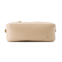 Load image into Gallery viewer, Ferragamo Vara Ribbon Shoulder Bag Beige Leather
