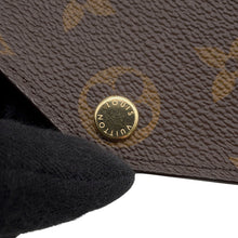 将图像加载到图库查看器中，LOUIS VUITTON Portefeuille Sarah BrownM60531 Monogram

