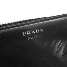 Load image into Gallery viewer, PRADA Zip Around Long Wallet Black2ML317 BrushedLeather
