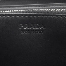 Load image into Gallery viewer, PRADA Zip Around Long Wallet Black2ML317 BrushedLeather
