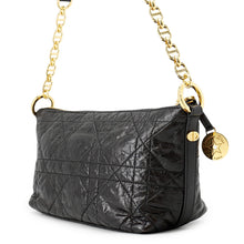 Load image into Gallery viewer, Dior Macrocannage Hobo Shoulder Bag BlackS3202UNIO_M900 CrinkledCalf Leather
