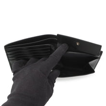 Load image into Gallery viewer, SAINT LAURENT PARIS Cassandra Bi-fold Wallet Black Leather
