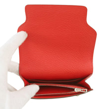 将图像加载到图库查看器中，HERMES Roulis Ruri Slim Rouge Coeur Chevre Myzore Goatskin
