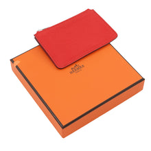 将图像加载到图库查看器中，HERMES Roulis Ruri Slim Rouge Coeur Chevre Myzore Goatskin
