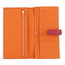 Load image into Gallery viewer, HERMES Bearnsfre Verso Ruby/Orange Epsom
