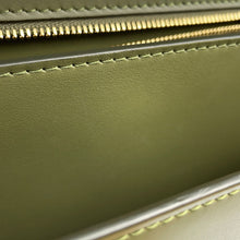 Load image into Gallery viewer, BURBERRY TB logo Shoulder Bag Khaki Leather
