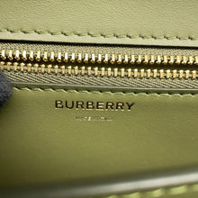 Load image into Gallery viewer, BURBERRY TB logo Shoulder Bag Khaki Leather
