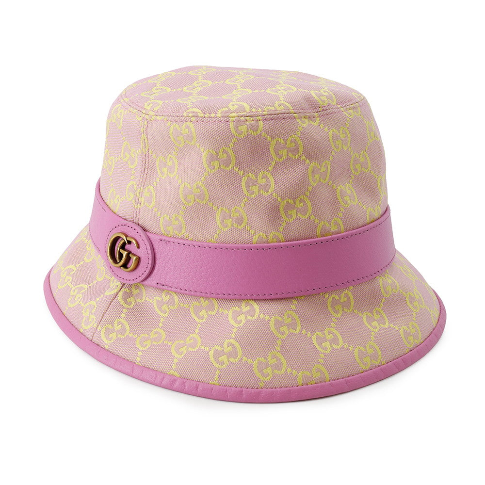 【中古美品】Gucciグッチ 麦わら帽子 ホワイトパール装飾GGロゴ HATS/CAPS– 标记为“GUCCI”– GALLERY RARE Global Online Store