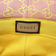 Load image into Gallery viewer, GUCCI Bucket hat Size S/57㎝ Pink/Yellow748476 Cotton70% Polyester30%
