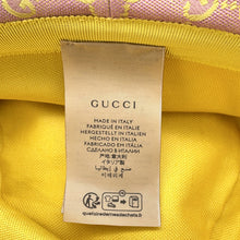 Load image into Gallery viewer, GUCCI Bucket hat Size S/57㎝ Pink/Yellow748476 Cotton70% Polyester30%
