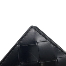 Load image into Gallery viewer, Bottega Veneta INTRECCIATO Bi-fold Long Wallet Black Leather
