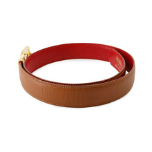 Load image into Gallery viewer, GUCCI Belt Size 70 Brown/Red036・01/79・0964 Leather
