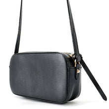 Load image into Gallery viewer, JIMMY CHOO Varenne Shoulder Bag Black Leather
