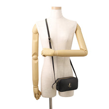 Load image into Gallery viewer, JIMMY CHOO Varenne Shoulder Bag Black Leather
