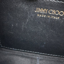 Load image into Gallery viewer, JIMMY CHOO Varenne Shoulder Bag Black Leather
