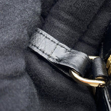 Load image into Gallery viewer, JIMMY CHOO Varenne Shoulder Bag Black Leather
