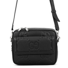 Load image into Gallery viewer, GUCCI Jumbo GG Small Cross Body Bag Black794088 Leather
