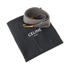 Load image into Gallery viewer, CELINE Sangle Bucket Shoulder Bag Gray189303 Leather Size Small
