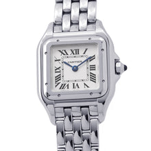 将图像加载到图库查看器中，CARTIER PANTHERE de Cartier SM W22mm×H30mm Stainless Steel White DialWSPN0006
