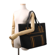 Load image into Gallery viewer, HERMES Pure Sangle Black/Caramel Toile Military Taurillon Clemence Size 37
