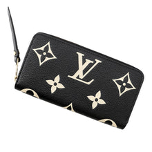 Load image into Gallery viewer, LOUIS VUITTON Zippy Wallet Noir/BeigeM80481 Bicolor Monogram Empreinte Leather
