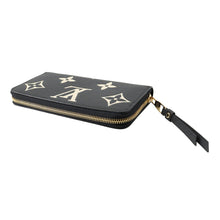 Load image into Gallery viewer, LOUIS VUITTON Zippy Wallet Noir/BeigeM80481 Bicolor Monogram Empreinte Leather
