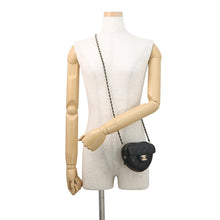 Load image into Gallery viewer, CHANEL Matelasse Heart Chain Shoulder Bag BlackAP2784 Lambskin
