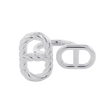 Load image into Gallery viewer, HERMES HERMES Chaine d'Ancre Area II Torsade Ring Size 51/#11 SV925
