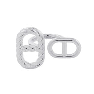 HERMES HERMES Chaine d'Ancre Area II Torsade Ring Size 51/#11 SV925