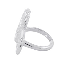 Load image into Gallery viewer, HERMES HERMES Chaine d'Ancre Area II Torsade Ring Size 51/#11 SV925
