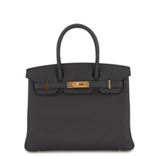 将图像加载到图库查看器中，HERMES Birkin Black Togo Leather Size 30

