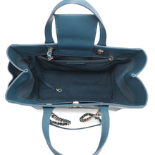 Load image into Gallery viewer, CHANEL Matelasse 2WAY Chain Tote Bag BlueAS0356 Leather
