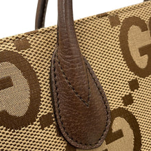 Load image into Gallery viewer, GUCCI Jumbo GG 2WAY Tote Bag Beige/Brown678839 Canvas Leather
