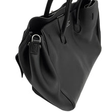 Load image into Gallery viewer, BALENCIAGA Bel Air Carryall Black812545 Leather Size Medium
