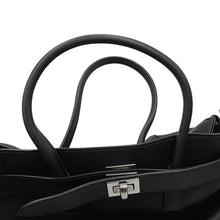 Load image into Gallery viewer, BALENCIAGA Bel Air Carryall Black812545 Leather Size Medium

