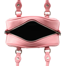 将图像加载到图库查看器中，PRADA Logo 2-Way Bowling Bag Pink1BB071 Leather
