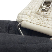 Load image into Gallery viewer, PRADA Triangle Shoulder Bag White1BH190 Raffia
