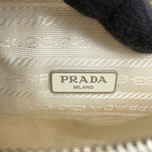 Load image into Gallery viewer, PRADA Triangle Shoulder Bag White1BH190 Raffia
