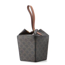 Load image into Gallery viewer, CELINE Triomphe Handbag Tan197142BZJ.04LU PVC Leather
