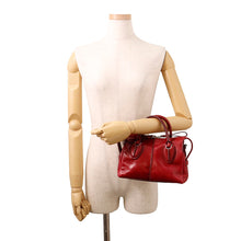 将图像加载到图库查看器中，TOD’S D-Styling 2-Way Handbag Red Leather
