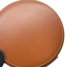Load image into Gallery viewer, CELINE Triomphe Tambour Shoulder Bag Tan195192 PVC Leather Size Medium
