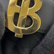 Load image into Gallery viewer, BURBERRY TB Logo Belt Size S Black8046538 Leather
