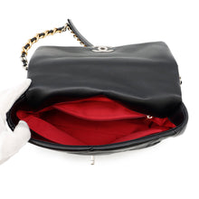 将图像加载到图库查看器中，CHANEL CHANEL 19 Dixneuf Matelasse Shoulder BlackAS1160 Lambskin Size Large
