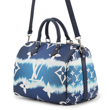 将图像加载到图库查看器中，LOUIS VUITTON Keepall Bandouliere BlueM45146 LV Escale Size 30
