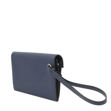 Load image into Gallery viewer, HERMES Kelly Pocket Long Blue Saphir Chevre Shamqila
